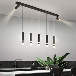 Lampadario per sala da pranzo Lampade Tre led semplici e moderni per registratore di cassa, tavolo luminoso di lusso con faretto minimalista nordico