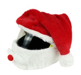 Christmas Motorcycle Helmet Cover Fashion Outdoor Funny Cotton Santa Claus Cute Xmas Motorcycle Helmet Covers LLF11141