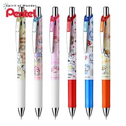 1pcs Japan PENTEL Limited Edition Gel Pen BLN-75 Corner Cute Pet Wind Plant Press Black Refill Student Gel Pen 210330