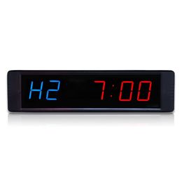 1" Hot selling Led crossfit timer garage timer sports training clock gym tabata timer 210401