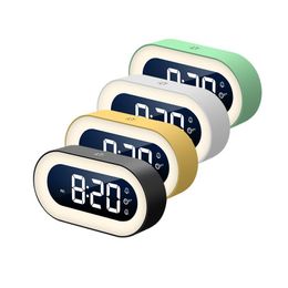 Other Clocks & Accessories Night Lights For Kids Rooms Bedside Wake Up Digital Led Clock Date Snooze Eyeshield Smart Music Usb Charging Alar