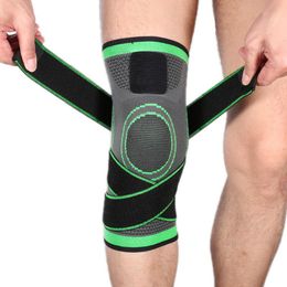 Sports Kneepad Men Pressurized Elastic Knee Support Tendon Brace Fitness Gear Basketball Volleyball Protector Elbow & Pads