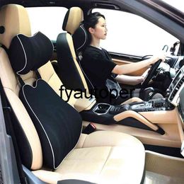 Car Headrest Lumbar Support Comfortable Breathable Memory Foam Car Seat Neck Pillow Reduce Neck Pain For Driving and Working