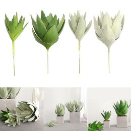 Decorative Flowers & Wreaths 1PCS Artificial Aloe Wreath Decoration Plants Portable Succulent Fake For Wedding Party Home Garden