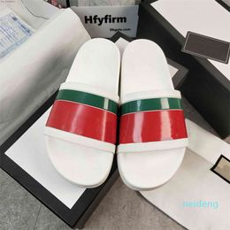 Mens s Slides Womens Sandals Fashion s Floral Slipper Leather Rubber Flats Sandal Summer Beach Shoes Loafers Gear Bottoms 565