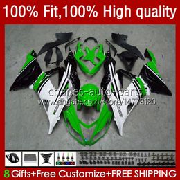 Body OEM For KAWASAKI NINJA ZX 6R 600 CC 6 R 636 ZX636 2009-2012 13No.130 ZX600C ZX600 ZX-6R 2009 2010 2011 2012 600CC ZX-636 ZX6R 09 10 11 12 Injection Fairing stock green