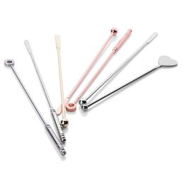 Martini cocktail stirring rod 304 stainless steel bar stirrers cocktail decoration bar bartender tools free