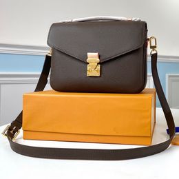 Ladies' bag 1:1 high-end customized quality style elegant multi-function pockets and cubicles, authentic leather fashion