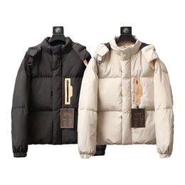 Famous luxury Mens Down Jacket Canada North winter Hooded L Coat Loose-Fitting Bread Suit Comfortable And Warm Jackets Men Clothing Windproof 44-50