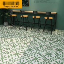 Tiles 300x300 retro dark green porch balcony Kitchen wall mosaic bathroom tile