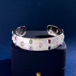 Wholesale Charm Bracelet Bangles Cuff Women 18k Gold Plated Wedding Bracelets Couples Gift Jewellery With Velvet Bag Accessories With Pochette Bijoux Wholesale