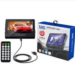 2019 voiture jmc Multimedia voiture MP5 MP4 Lecteur vidéo Bluetooth FM Transmetteur Récepteur MP3 Disque sans perte de disque carte mémoire Play Afficher M6