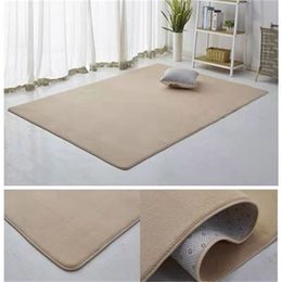 Non-slip Coral Velvet Fleece Floor Rug Mats Doormat Water Absorption Sofa Memory Foam Bedroom Living Room Carpet