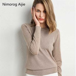 Autumn Winter sweater women Knitted Pullover Women Sweater s Plus Size Cashmere Round neck tops 211011