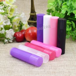 200pcs 5ml multicolor Plastic Lotion lipstick Container Lip Balm PP bottle DIY Empty Refillable Gloss tubegood qty