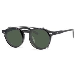 Brand Clip-on Sunglasses Men Women Polarised Grey Dark Green Lenses Sun Glasses Eyeglasses Frames Optical Glasse Clip on Eyewear with Box