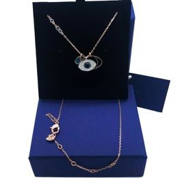 Collana a catena di gioielli di lusso Collana di alta qualità in lega classica progettista di moda per le donne uomini simbolici malvagio occhio pendente set regali di compleanno 5172560
