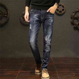 Sales Long Length Stylish Jeans For Men Top Quality Male Pants Free 210716