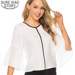 blusas mujer de moda white blouse women plus size tops chiffon women blouse shirts womens tops and blouses harajuku 3862 50 210527