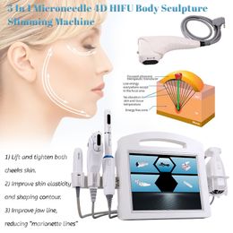5 IN 1 4D HIFU Vaginal Tightening liposonix V-max Body Slimming Machine Wrinkle Removal Face Lift Fat Reduction