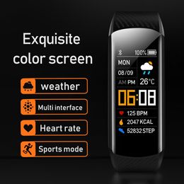 High Quality wristbands C5S Smart Watch Full Functions Factory Price Unisex Silicone Wrist Couple China Time display Pedometer Calories Bracelet