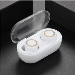 EARPHONES DT-2 TWS Bluetooth 5.0 Earbuds ABS Wireless Stereo Earphone charging case in ear earbud HEADSET for mobiephone
