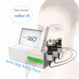 Designer 360 Degree Rotating rf Skin Tightening Beauty Equipment Roller Radio Frequency Fat Loss Slimming Machine