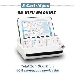 High end 3D HIFU Facelift Anti Neck Ageing Machine HIFU Wrinkle Removal Face Lifting Skin Care Equipment 20,500 Shots 8 Cartridges
