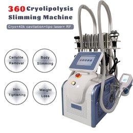 Double Chin Removal Cryotherapy Slimming Machine Ultrasonic Cavitation Body Shaping Device Vacuum Therapy Cryolipolysis Fat Freezing Machines