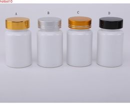 100cc PET Bottles, Capsule 100ml Plastic Pill Bottle--White Color With Metal Screw Cap SN1102goods