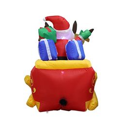 Christmas Garden Ornaments LED Elk Inflatable Model