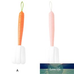 Long Handle Carrot Cup Brush Dirt Removal Sponge Pot Bottle Mug Scourer Cleaning Tool