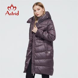 Astrid Winter Women's coat women long warm parka fashion Jacket hooded Bio-Down female clothing Brand Design 9215 210923