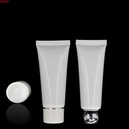 Cosmetic Soft Tube 30G 30ML Empty White Skin Care Refillable Makeup Packaging Hand Cream Emulsion Plastic Squeeze Tubegoods