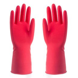 yellow disposable gloves Canada - Disposable Gloves Household Cleaning Dishwashing Rubber Waterproof Protection Your Hand Red Black Yellow