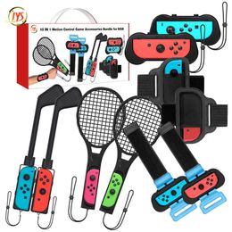 newst Game Joysticks Switch golf clubs and tennis rackets 10 in 1 somatosensory sports set JYS-NS125