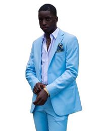 Sky Blue Coat Suit Men Online Shopping 