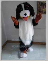 High quality Plush Dog Mascot Costume Halloween Christmas Fancy Party Dress Cartoon Character Suit Carnival Unisex Advertising Props Adults Outfit