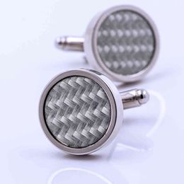 KFLK Jewellery for men's brand of high quality shirts round cufflinks fashion wedding gift button guests