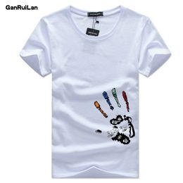 Funny Tee Cute t shirts Homme Pumba Men Women Cotton Cool tshirt Lovely Kawaii Summer Jersey Costume t-shirt Tops B0381 210518