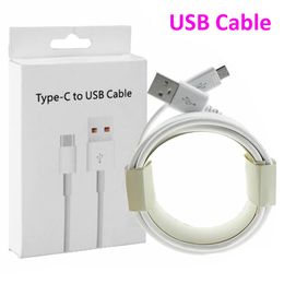 2021 Cell Phone Cables 1m 3FT USB Type C Micro Cable Fast Charging Cords Quick Charger for Samsung Galaxy S 7 8 9 10 note Android Phones With Retail Box