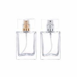 Nbyaic 50pcs Perfume dispensing bottle 30ml portable travel perfume spray bottle 50ml100ml large capacity glass empty bottle