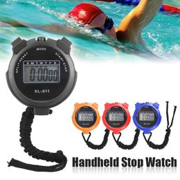 Timers XL-011 Portable Handheld Digital Display Sports Stop Watch Fitness Timer Counter W/ Stopwatch Timing Alarm Clock Function