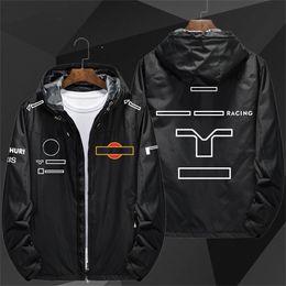 f1 jacket racing suit long-sleeved jacket windbreaker spring and autumn winter wear plus velvet windproof and warm169Y