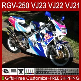 OEM Bodywork For SUZUKI RGVT RGV 250 CC RGV250 SAPC VJ23 Cowling RGV-250CC Body 107HC.96 stock Colour RGVT-250 VJ 23 RGV-250 Panel 97 98 RVG250 250CC 1997 1998 Fairing Kit