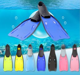 Juvenile swimming training fins adult equipment long fin deep diving outdoor Snorkelling three treasures light frog shoes