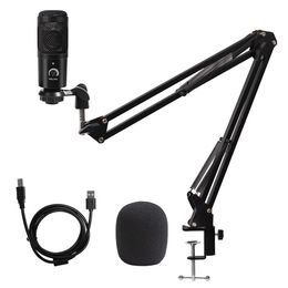 192kHz/24Bit Usb Microphone For Pc 2021 Profesional Podcast Microfono Condensador Usb Streaming Youtube Singing Recording Mic