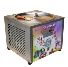 45x45CM (18x18") pan food processing equipment fry ice cream roll machine, auto defrost, samrt AI temp.controller