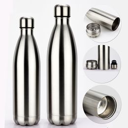 Stainless Steel Tumbler Diversion Water Bottle Secret Stash Pill Organiser Can Safe Metal Tumbler Hiding Spot for Money Bonus 210331