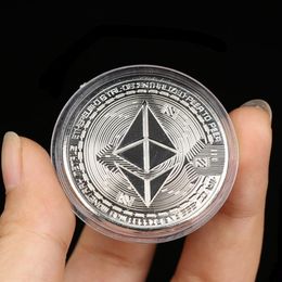 Antique Creative Ethereum Coin Souvenir Gold Plated Collectible Great Gift Art Collection Physical Commemorative Coins Other Arts and Crafts
